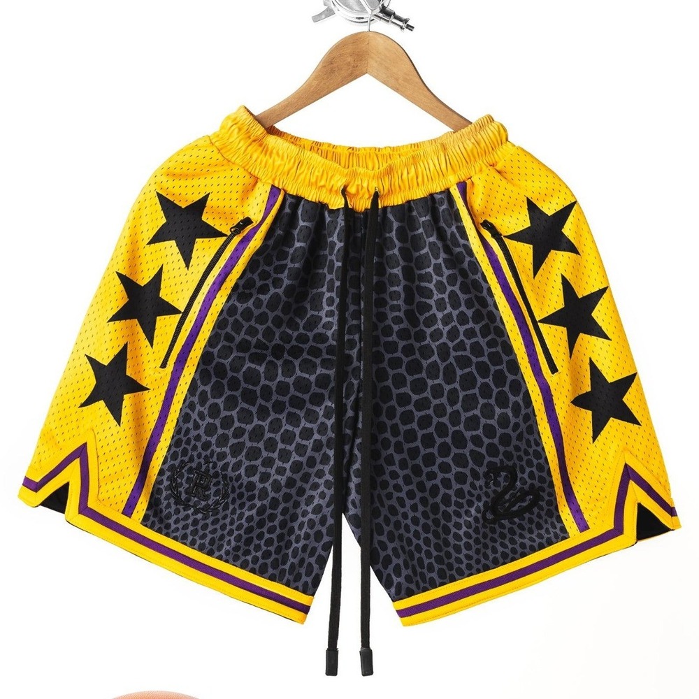 Rettro Luxury Sportswear Mesh Heavyweight Basketball Shorts Men's XXL
